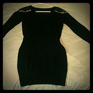 Studded Sweater Dress