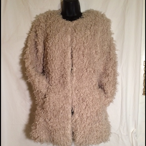 Zara furry coat