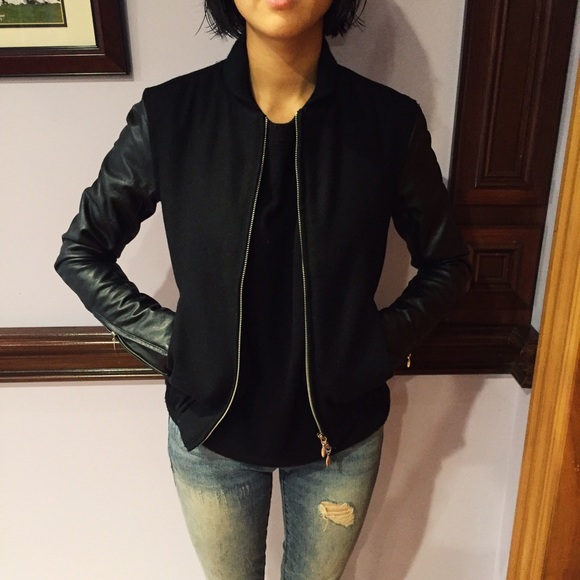 Urban Outfitters Jackets & Blazers - Wesc black bomber jacket