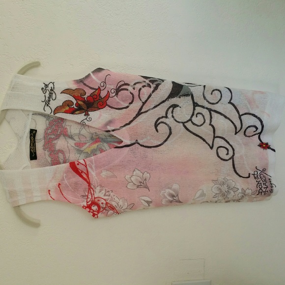 Ed Hardy Knit Vest NWOT