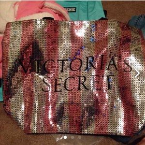 VS black friday sequin tote