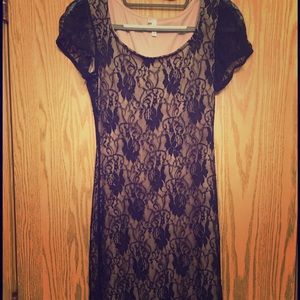 Little black lace dress