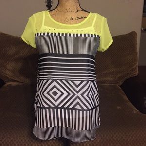 Sheer Top with Built In Tank