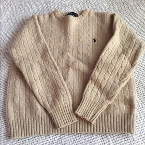 Cream wool Ralph Lauren sweater