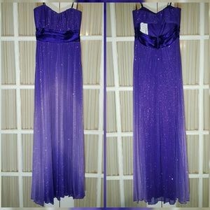 Sparkly Strapless Prom Dress
