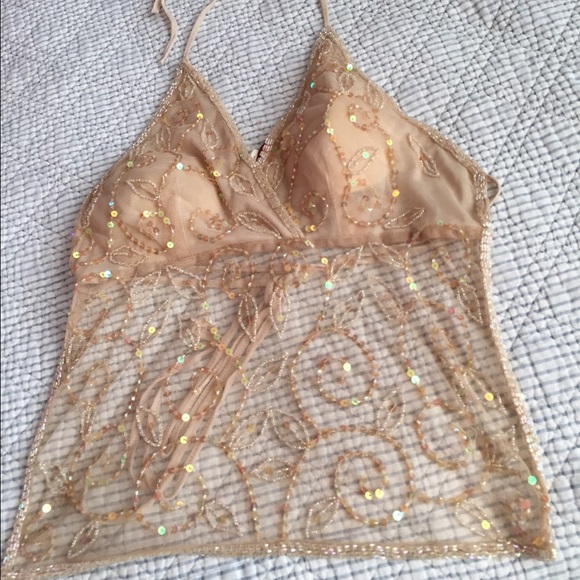 Beaded sparkly top