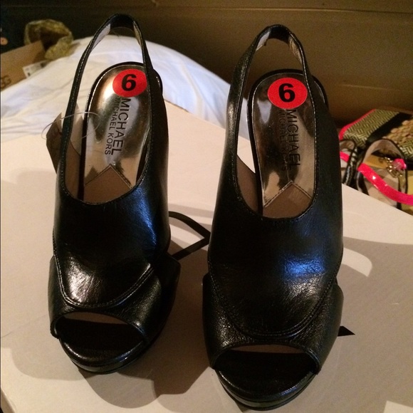Black stilettos by Michael Kors