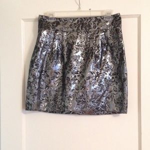Black/Silver holiday party skirt size 10