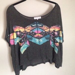 Day-dreamer cropped tee