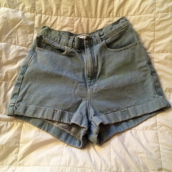 American Apparel High Waited shorts