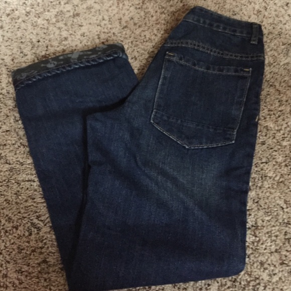 Boys Old Navy lined jeans size 10