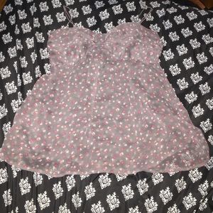 Floral spaghetti strap blouse
