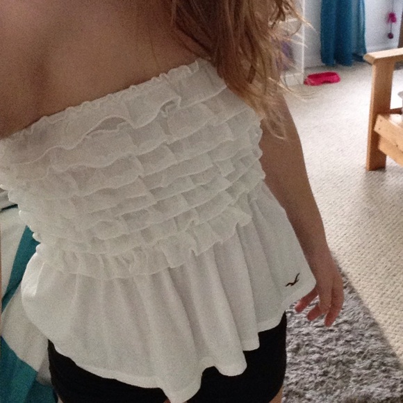 Strapless hollister top
