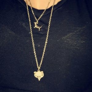 Adorable fox & dog necklace 💕