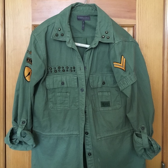 Kendall and Kylie army jacket