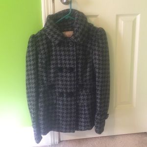 Houndstooth coat