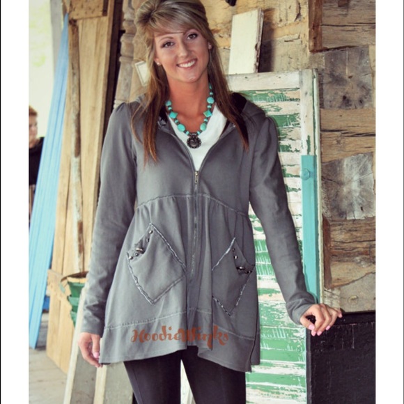 Handmade Sweatshirt jacket to wear with leggings
