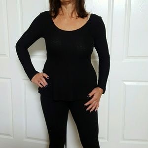 Long Peplum Shirt