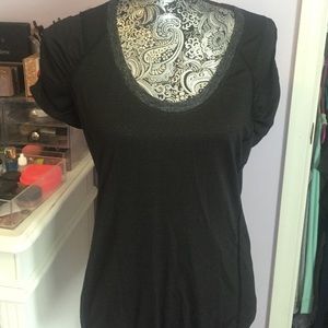 lululemelon adjustable black T-shirt