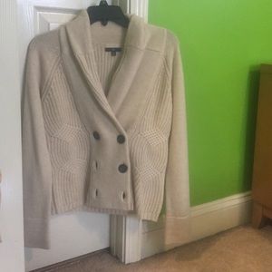 Cream colored thick sweater