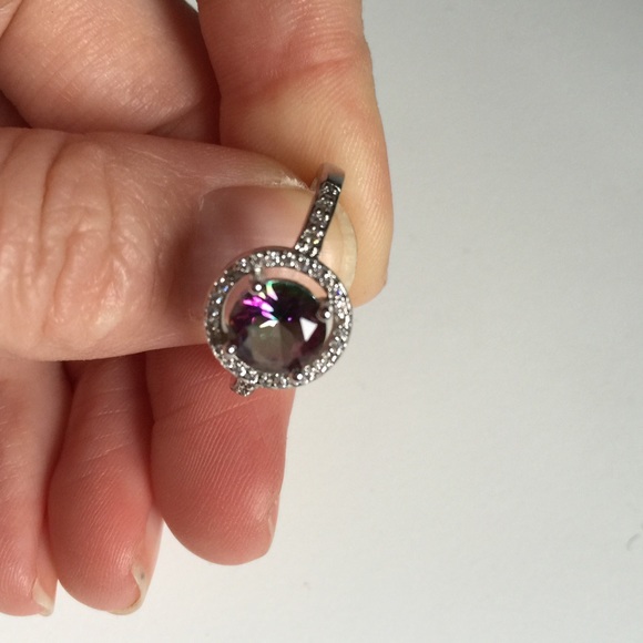 NWOT .925 "Mystic Fire Topaz" Ring - Picture 4 of 4