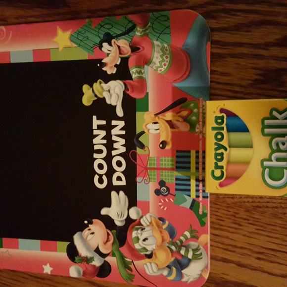 Christmas count down chalk board