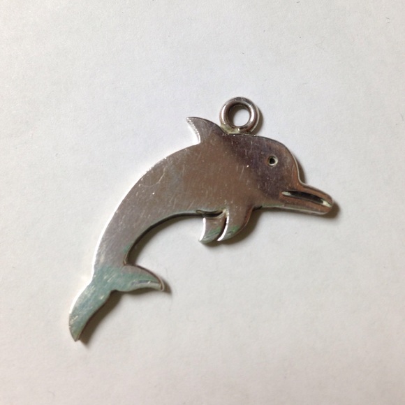 Sterling Silver Dolphin Charm & Earring Charms - Picture 10 of 16
