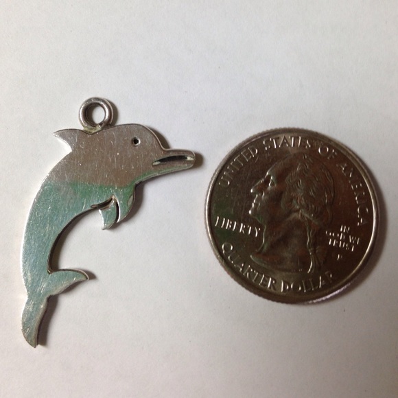 Sterling Silver Dolphin Charm & Earring Charms - Picture 13 of 16