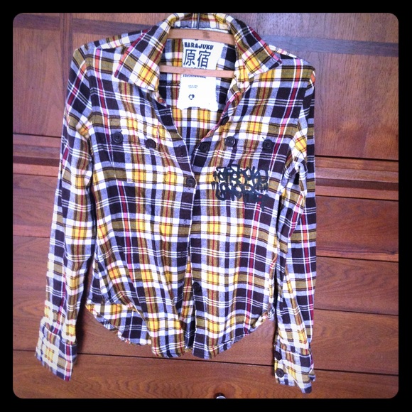 Harajuku Lovers Flannel Shirt