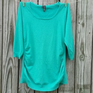 Teal sweater