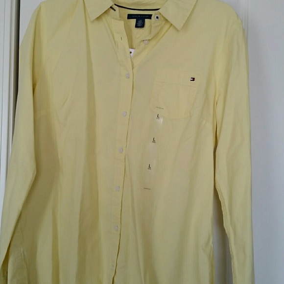 Yellow Tommy Hilfiger button down