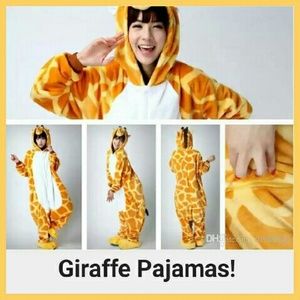 ⚡Adult Size Kigurumi Japanese Giraffe Pajamas