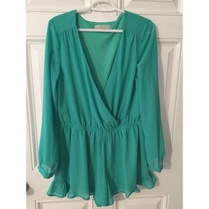 Real green romper