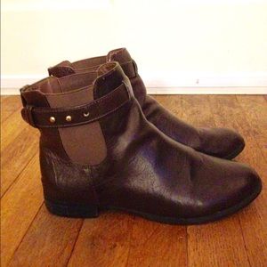 Brown Chelsea Ankle Boots Low booties H&M