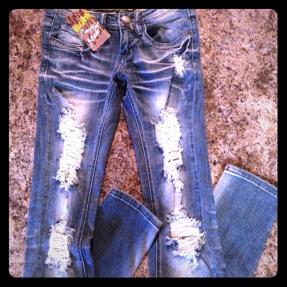 Machine brand jeans.