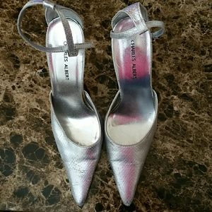 Silver shoes