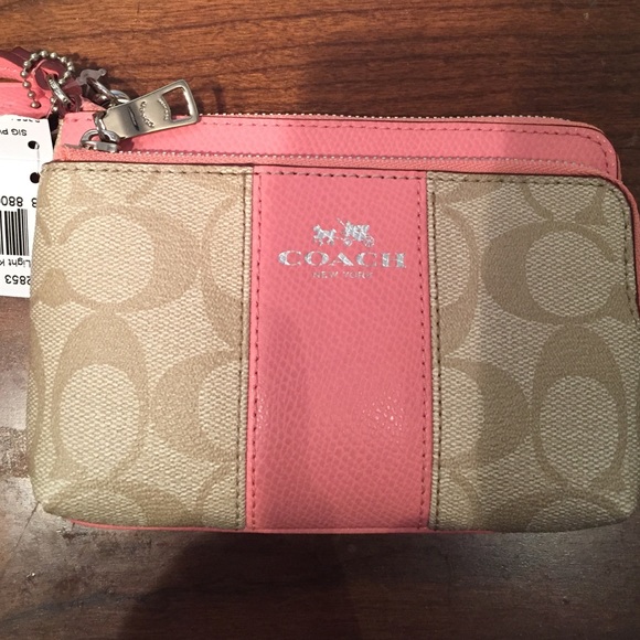 Coach wristlet wallet new with tags in pink