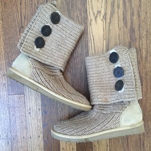 UGG Cardy Knit Button Boot
