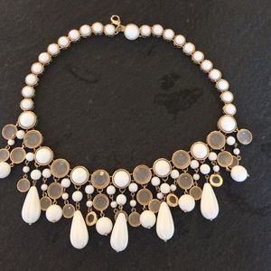 Banana Republic white statement necklace