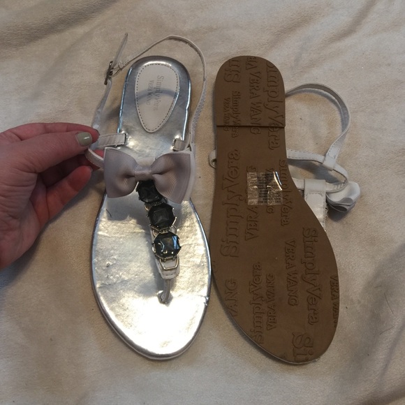 Woman's jeweled bow sandals