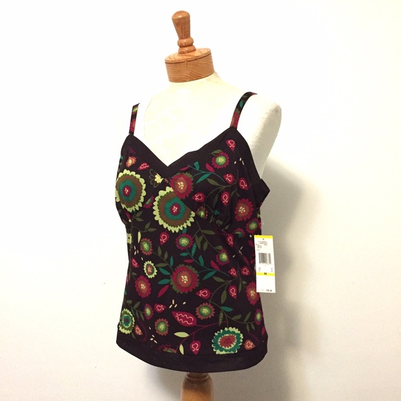 Anne Klein Floral Tank Top