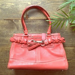 Coach handbag (coral)