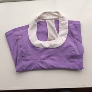 Lululemon lavender racer back top
