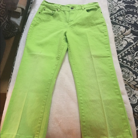 Diane Gilman "dg2" denim stretch cropped jeans