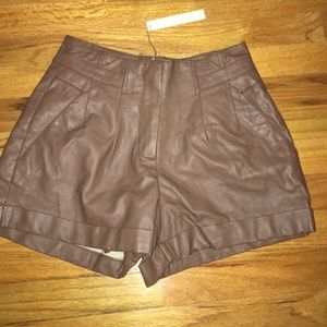 Lauren Conrad leather shorts