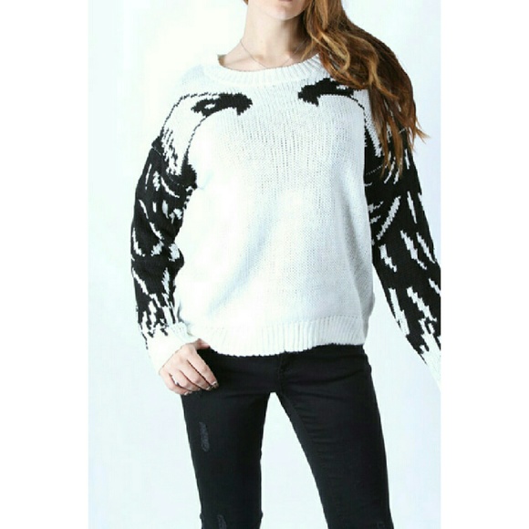 LAST MARK DOWN!! Eagle Pattern Sweater