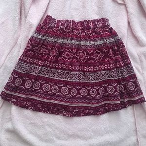 Forever 21 Pink floral skirt!