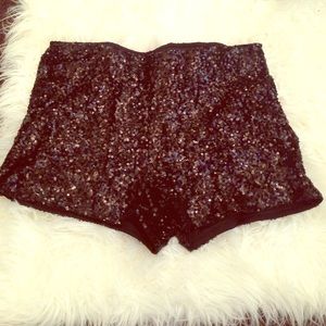 Sequin shorts
