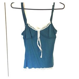 Kenzie cami with lace and pearl trim