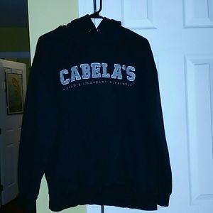 Black Cabela's hoodie